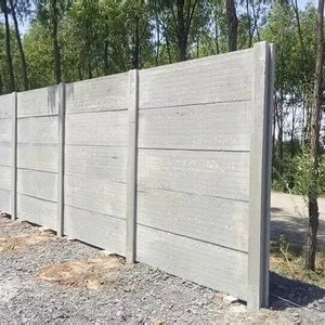 水泥围墙板水泥板隔墙板外墙建筑工地预制围墙板替代砖卡槽立柱板
