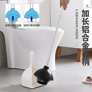 日本进口浴室马桶疏通器皮搋子通厕所堵塞神器马桶吸棒皮揣子吸盘