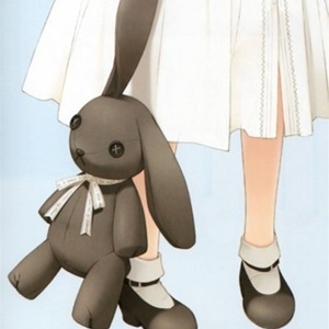 穹妹的兔子玩偶COS公仔cosplay日版兔兔缘之空 悠之空 春日野穹