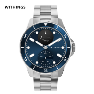 Withings Scanwatch Nova指针式智能腕表GPS体温监测心率血氧男女运动手表跑步健身游泳手环