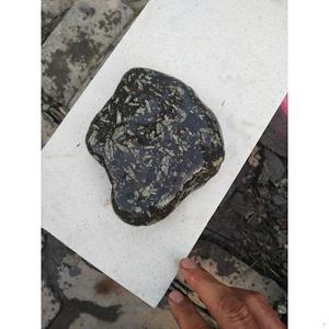 奇石收藏；雪花石一块观赏石摆件14*12*5厘米