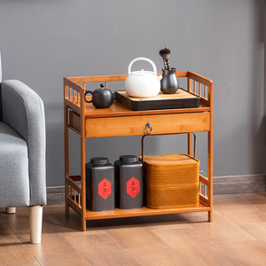宜家沙发边几客厅茶边柜边角几小茶几简易茶叶置物架茶水架茶柜