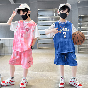 乔丹联名儿童篮球服速干套装灌篮高手7号球衣湘北队运动训练服女