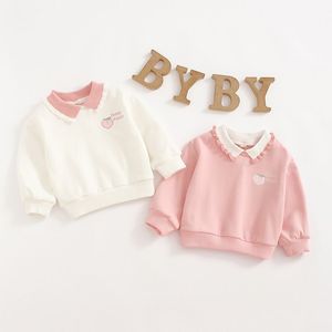 巴拉巴柆韩系女童春秋季卫衣0-3岁女宝宝春装 小童衬衫婴儿打底衫