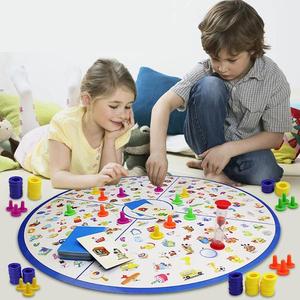 Detectives Looking Chart Board Game Baby Montessori Puzzle E