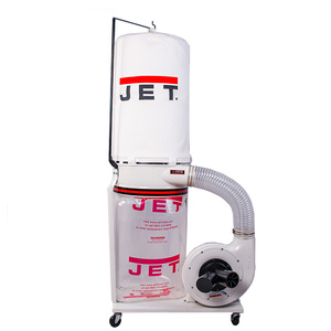 。美国JET木工集尘器 高效工业吸尘器 大功率低噪音移动式除尘机
