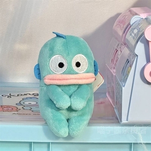社恐小丑鱼摆件毛绒玩偶玩具娃娃创意个性搞笑乖巧坐姿人鱼送礼物