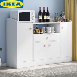 IKEA宜家餐边柜酒柜碗柜现代简约家用厨房灶台茶水柜客厅靠墙微波