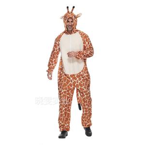 现货新款万圣节表演服装动物派对演出长颈鹿卡通连体服睡衣.议价