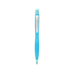 uni三菱学生自动铅笔M5-228侧按出芯活动铅笔带橡皮浅蓝色单支装