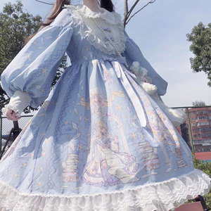 洛丽塔萝莉套装lolita裙正全夏季原创jsk洋装长袖校园风公主裙子