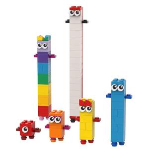 MOC Cartoon Number Bricks Set Toys Early Childhood Education