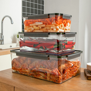 家用大容量泡菜坛子食品级腌制盒子泡爪容器腌菜咸菜罐泡椒鸡