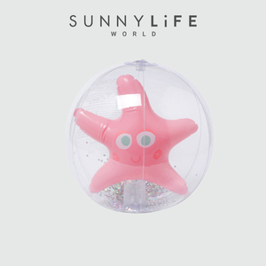Sunnylife儿童沙滩球玩具充气球ins网红大号婴儿宝宝游泳池戏水球