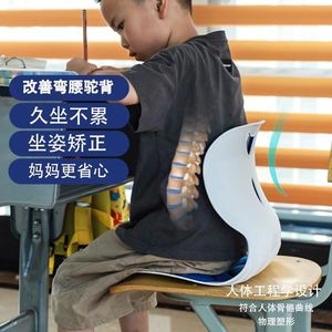 btk护腰坐垫矫正儿童体工程学椅子背上班办公室靠一体久神器成人