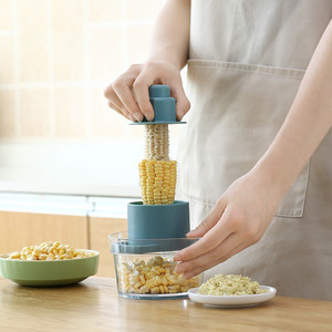 日本手动剥玉米粒神器厨房家用拨玉米栗米脱粒机刨刀分离器剥离器