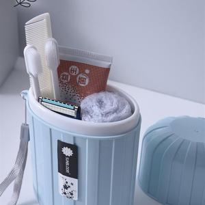 毛巾收纳盒旅行洗漱用品牙刷盒出差收纳神器毛巾牙刷牙膏防水盒子