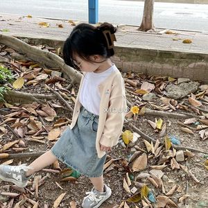 巴拉巴拉女童牛仔半身裙韩国童装2024春夏季儿童包臂裙休闲百搭中