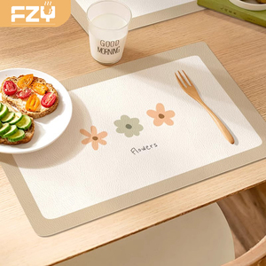 德国FZY隔热防烫餐垫PVC防水防油污碗垫高级感美式现代简约餐具垫