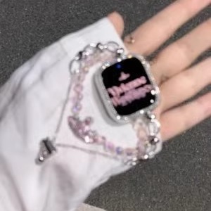时瑞甜酷土星浮雕双链表带适用于ApplewatchS9876E苹果手表iWatch