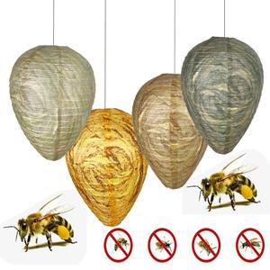 防水灭黄蜂灯笼驱蜜蜂漩涡引路纸灯笼绸布满印驱蜂巢纸灯笼