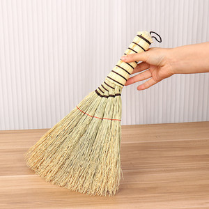高粱苗小笤帚桌面案板刷子短柄扫地除尘扫把手工老式家用扫床扫帚