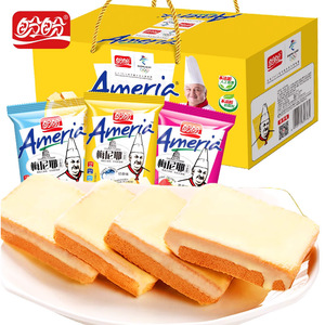 梅尼耶饼干1000g 奶香味面包干整箱牛奶干蛋糕零食盒装多口味