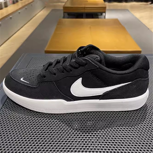 Nike耐克 SB Force 58 男鞋黑色防滑减震低帮休闲女鞋板鞋 CZ2959
