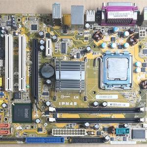 清华同方 和硕IPM45主板 945G全集成 支持DDR2代内存 送CPU