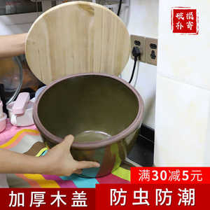 水缸老式陶土罐米缸家用陶瓷瓦缸盆酒酿发酵晒酱小缸储水大缸腌菜