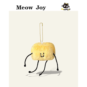 Meow Joy小众可爱柔软黄油小人毛绒公仔玩偶学生书包挂件钥匙扣