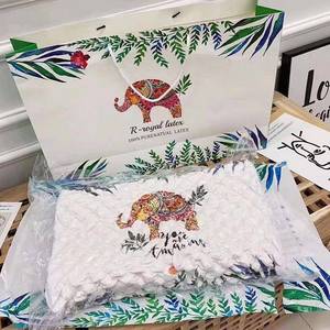 新皇家泰国大象乳胶枕头成人按摩天然乳胶枕芯公司礼品枕代发