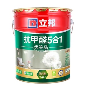 立邦抗甲醛五合一乳胶漆环保净味室内家用墙面漆涂料油漆优等品