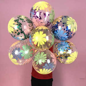 菊花气球儿童装饰幼儿园微商地推活动小礼品实用扫码引流赠品网红