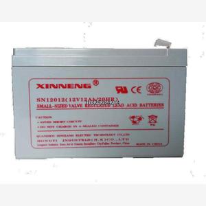 XINNENG昕能蓄电池SN12012电梯UPS消防12V12AH免维护电瓶