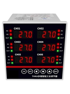 新thka6路4路3路2路智能pid温度湿度控制器数显面板多通道温控品