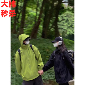 东方 骆驼冲锋衣女款小个子情侣外套女男春春薄款爬山登山衣服套