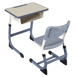 中小学生课桌椅培训辅导班可升降ABS塑料款课桌椅加大加厚学习桌