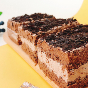 【鲜食美客】黑森林蛋糕420g/盒新鲜松软经典老奶油巧克力蛋糕