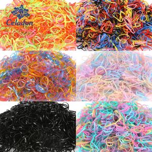About 1000pcs/bag 2023 New Child Baby Hair Holders Rubber Ba