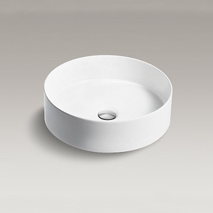 科勒᷂丝嘉台上盆K-90012T-0陶瓷面盆洗脸盆洗手盆圆形时尚艺术台