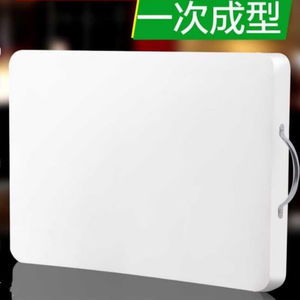 （）菜板塑料切菜板白色PE砧板长方形硅胶粘板便携水果板加厚50*3
