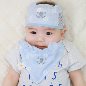 图涂丫（TuTuYa）婴儿夏季胎帽单层薄款男女宝宝卤门帽初生婴儿护