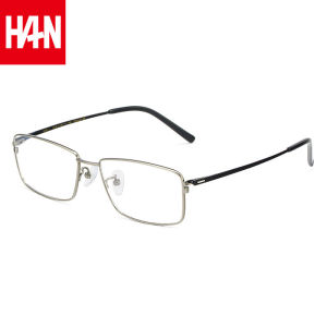 汉（HanDynasty）纯钛光学近视眼镜框男款电脑护目防蓝辐射眼镜架