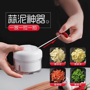 捣蒜神器迷你厨房蒜泥手动绞肉捣蒜姜末切菜蒜蓉宝宝辅食器不锈钢