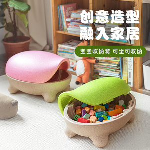 创意宝宝收纳凳儿童V玩具储物凳卡通可爱动物造型小乌龟矮凳洗澡