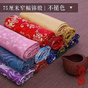 绸缎服装厂下脚料布头普通丝绸碎布头缎面布料中国风面料