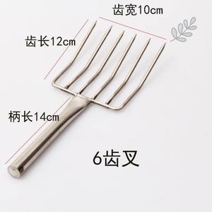 不锈钢豆芽叉子不锈钢豆芽叉子米饭叉米线叉厨房食堂商用松米饭叉