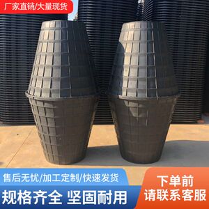 化粪池新农村旱厕厕所改造专用双瓮式化粪桶地埋式黑色三翁塑料罐