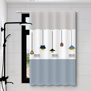 厕所窗户专用窗帘卫生间2024新款免打孔防水小浴帘宿舍遮挡帘遮光